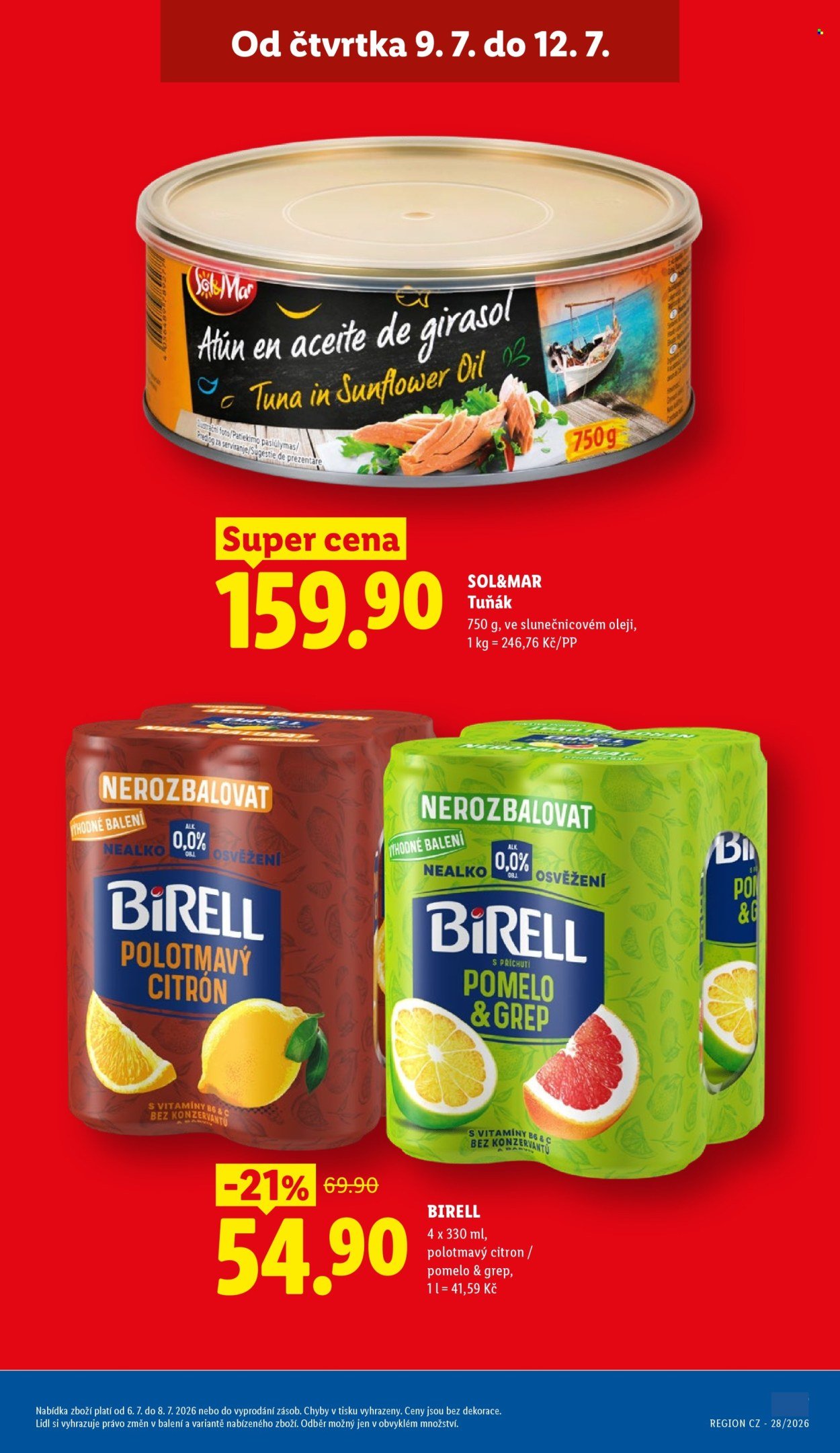 LIDL leták - Od čtvrtka 9.7.2026