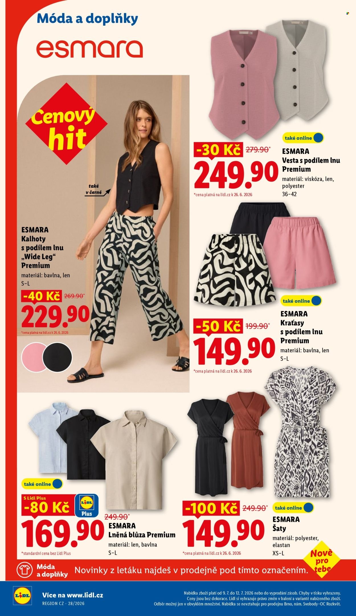 LIDL leták - Od čtvrtka 9.7.2026