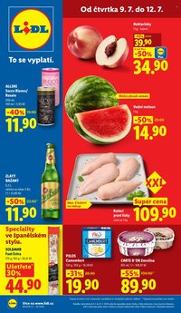 LIDL leták - Od čtvrtka 9.7.2026