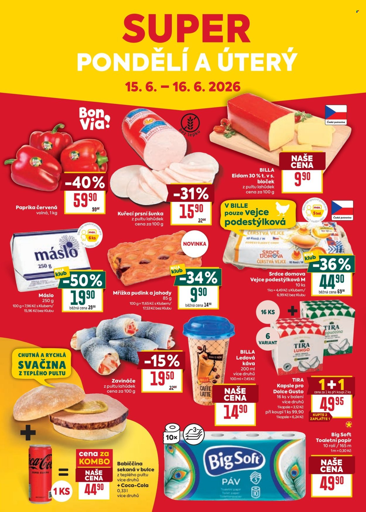 BILLA leták - Velký leták