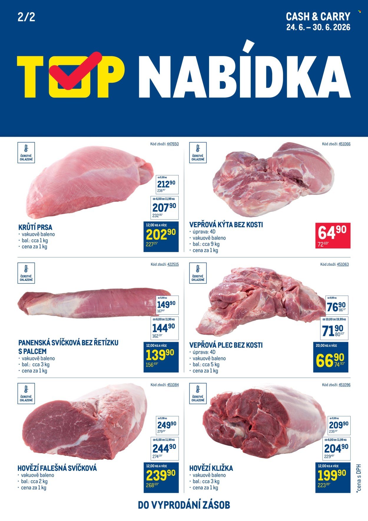 MAKRO leták - TOP maso