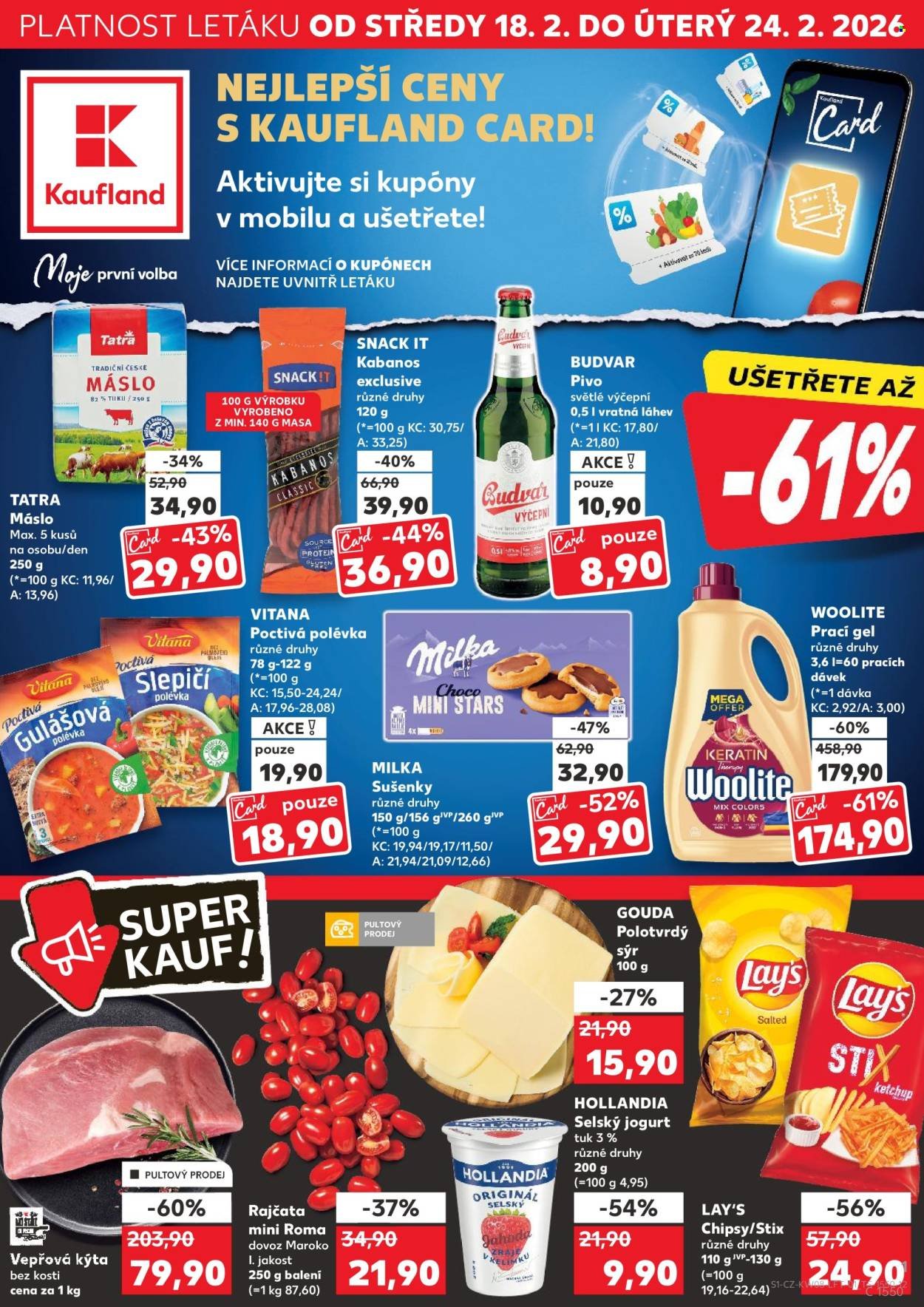 KAUFLAND leták - Od středy 18.2.2026 (2026-02-18 - 2026-02-24)