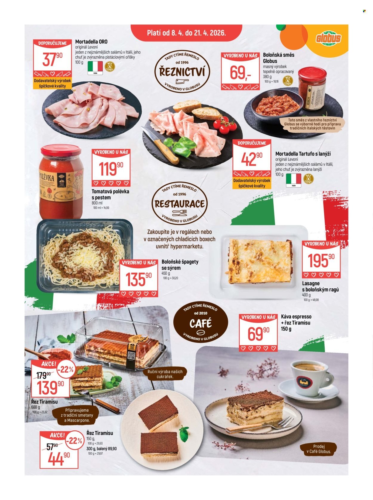GLOBUS leták - Od středy 8.4.2026 (2026-04-08 - 2026-04-14)