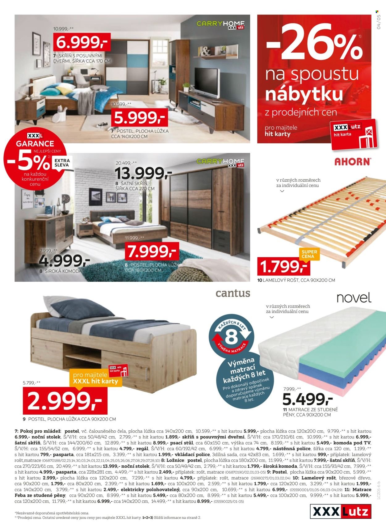 XXXLUTZ leták - Sleva 26 % téměř na všechno (2026-05-11 - 2026-05-24)