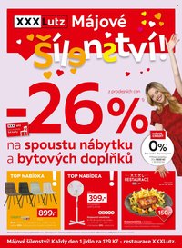 XXXLUTZ leták - Sleva 26 % téměř na všechno (2026-05-11 - 2026-05-24)