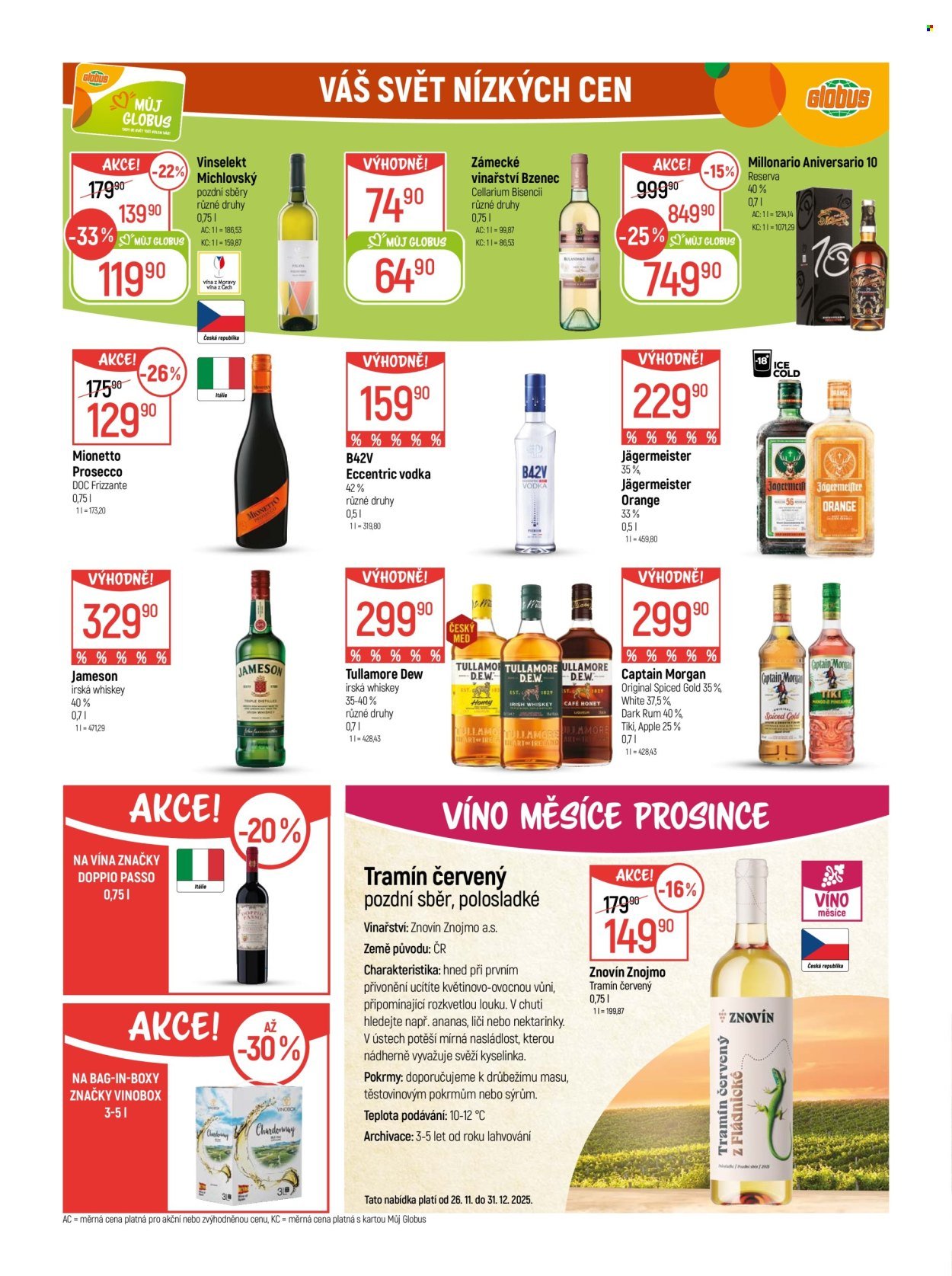 GLOBUS leták - Od středy 26.11.2025 (2025-11-26 - 2025-12-02)