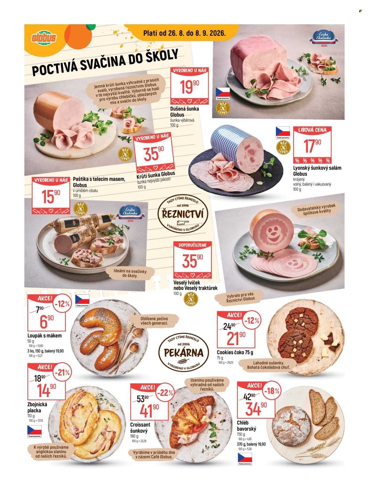 GLOBUS leták - Od středy 26.8.2026