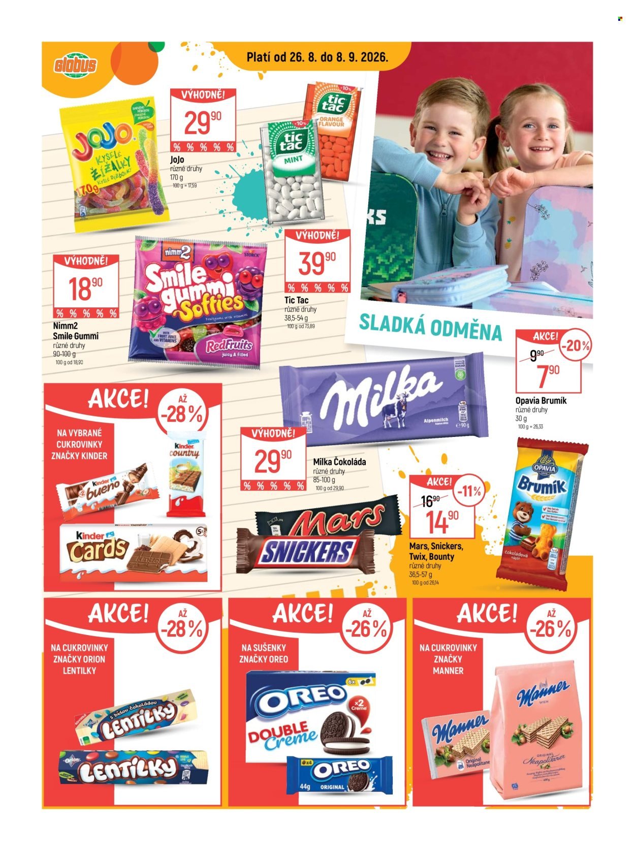GLOBUS leták - Od středy 26.8.2026
