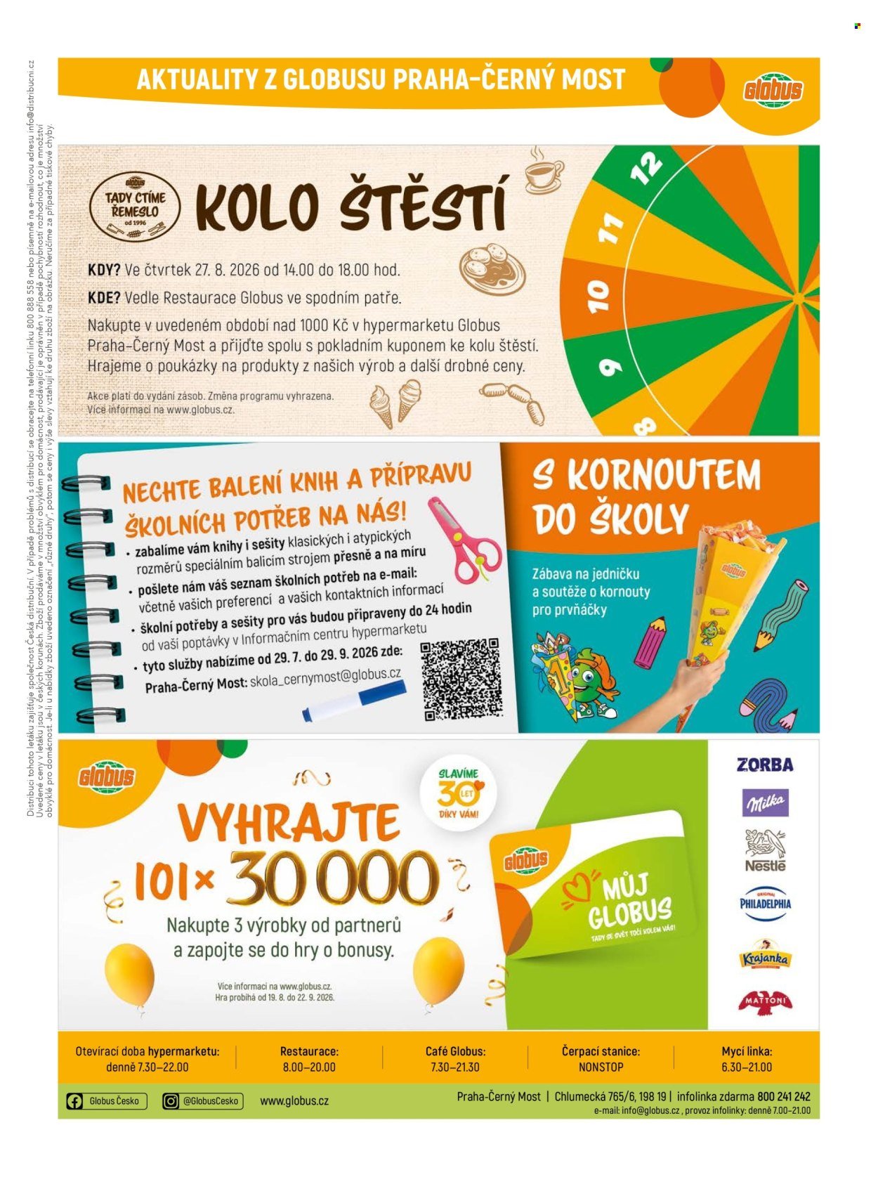 GLOBUS leták - Od středy 26.8.2026