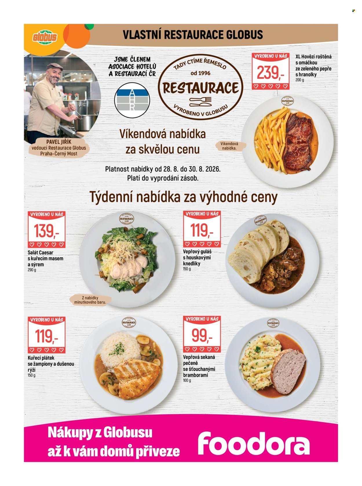 GLOBUS leták - Od středy 26.8.2026