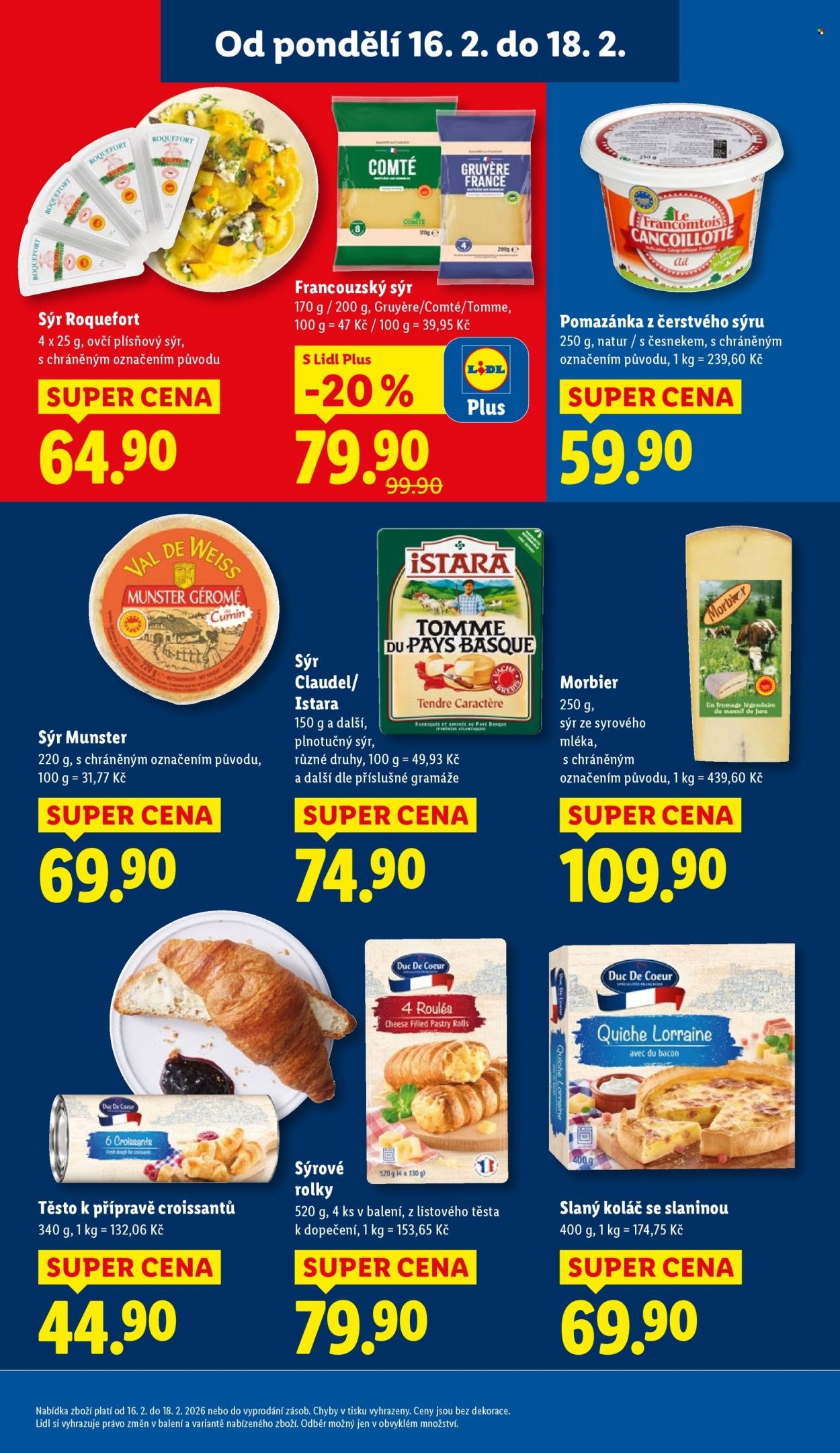 LIDL leták - Od pondělí 16.2.2026 (2026-02-16 - 2026-02-18)