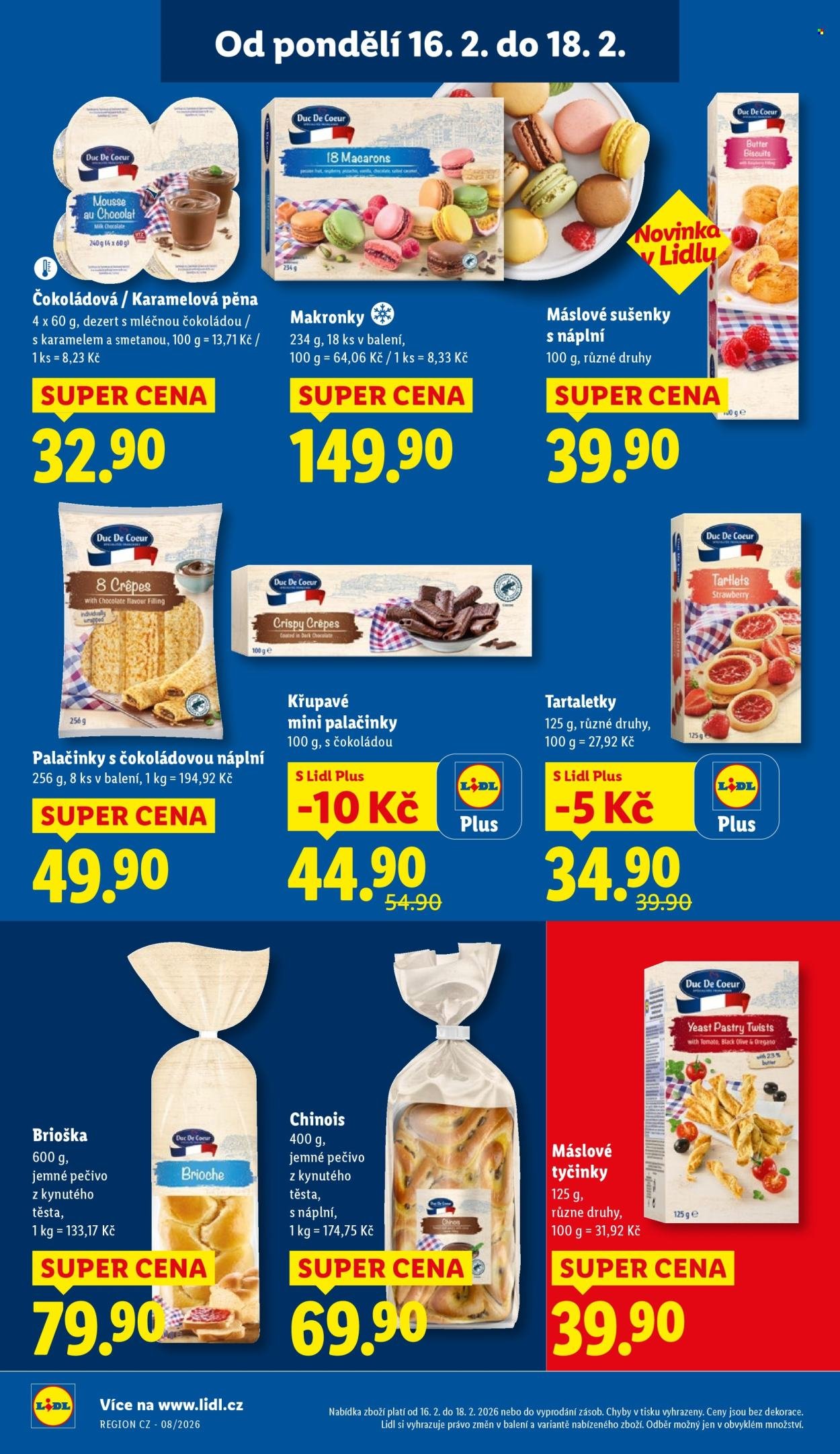 LIDL leták - Od pondělí 16.2.2026 (2026-02-16 - 2026-02-18)