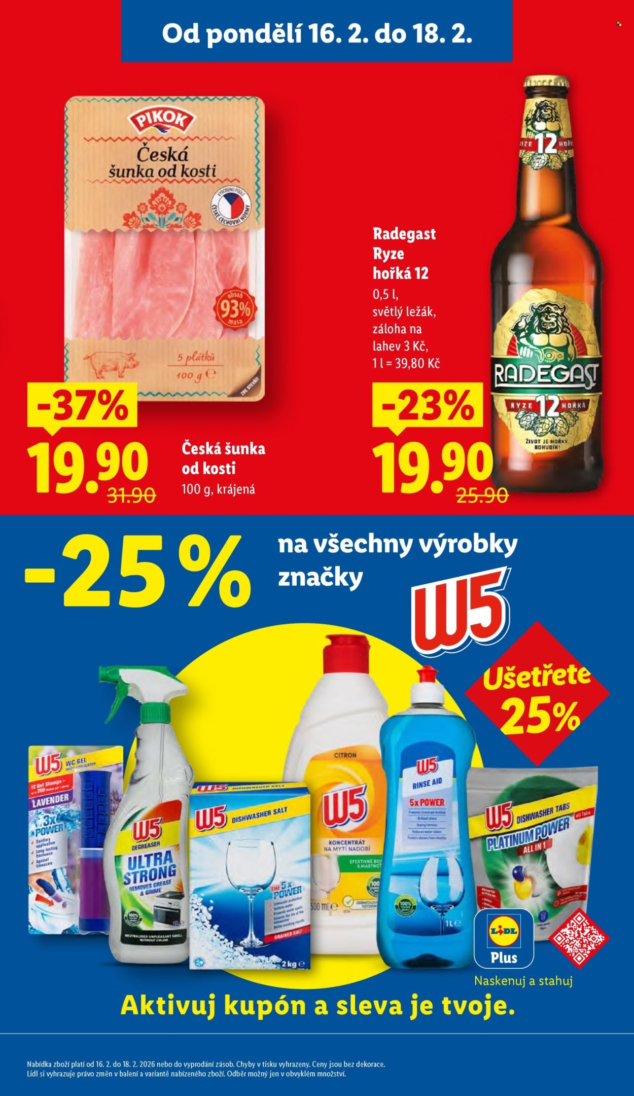 LIDL leták - Od pondělí 16.2.2026 (2026-02-16 - 2026-02-18)