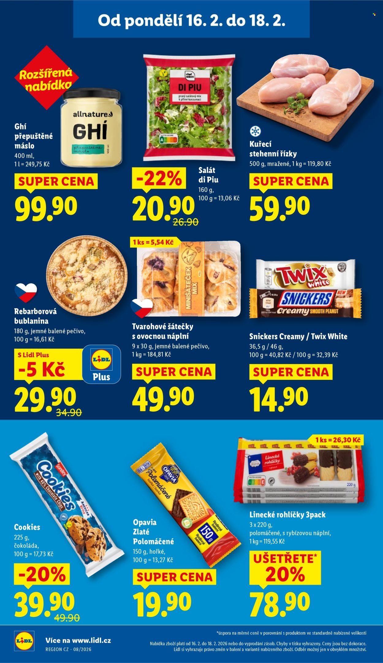 LIDL leták - Od pondělí 16.2.2026 (2026-02-16 - 2026-02-18)