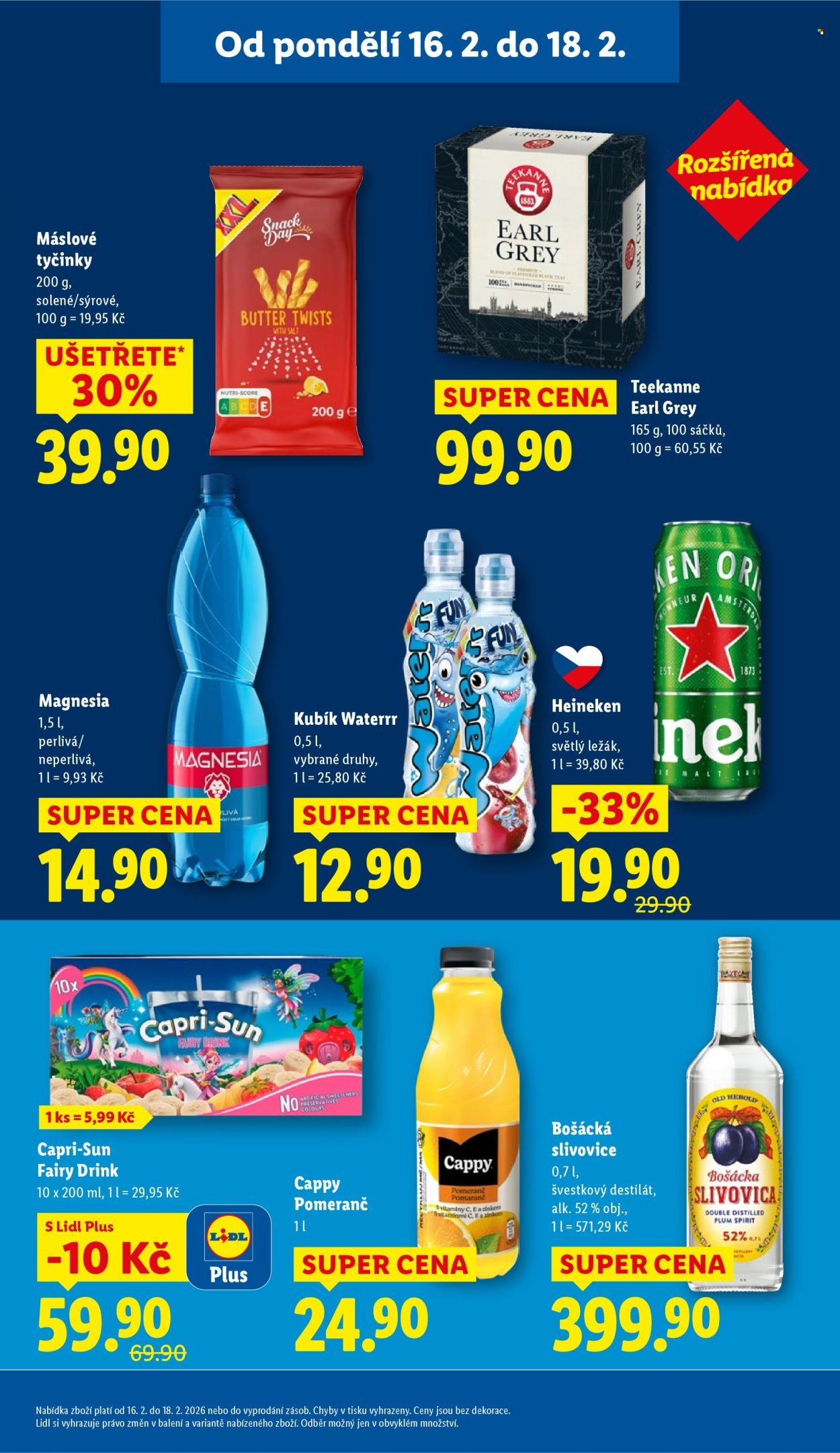 LIDL leták - Od pondělí 16.2.2026 (2026-02-16 - 2026-02-18)