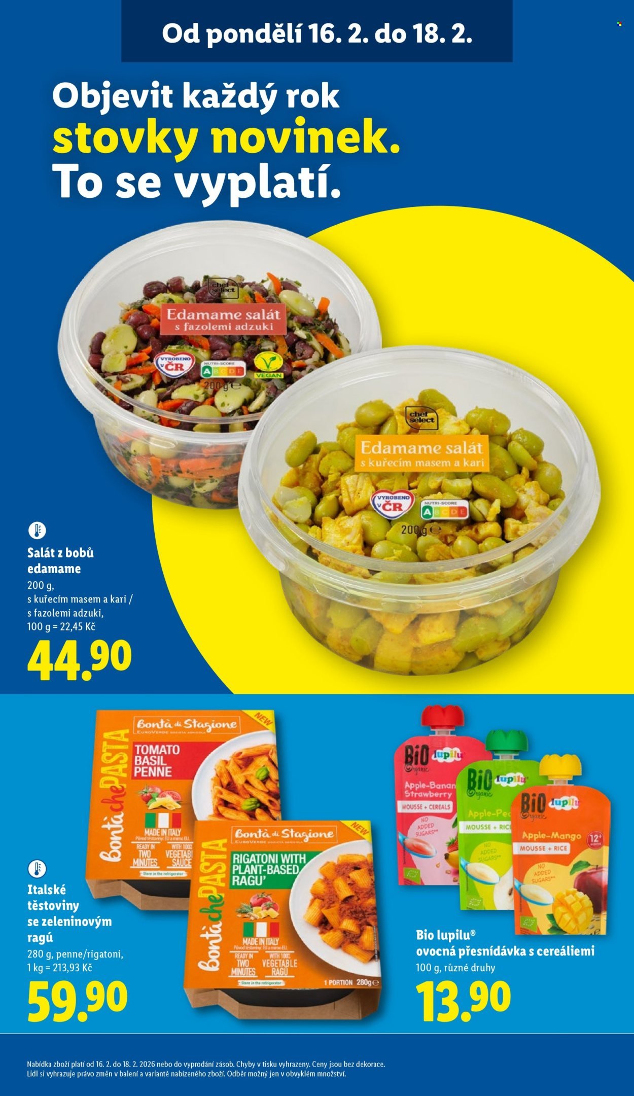 LIDL leták - Od pondělí 16.2.2026 (2026-02-16 - 2026-02-18)