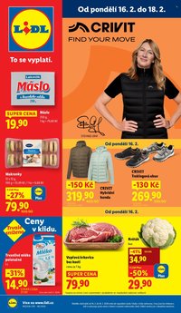 LIDL leták - Od pondělí 16.2.2026 (2026-02-16 - 2026-02-18)
