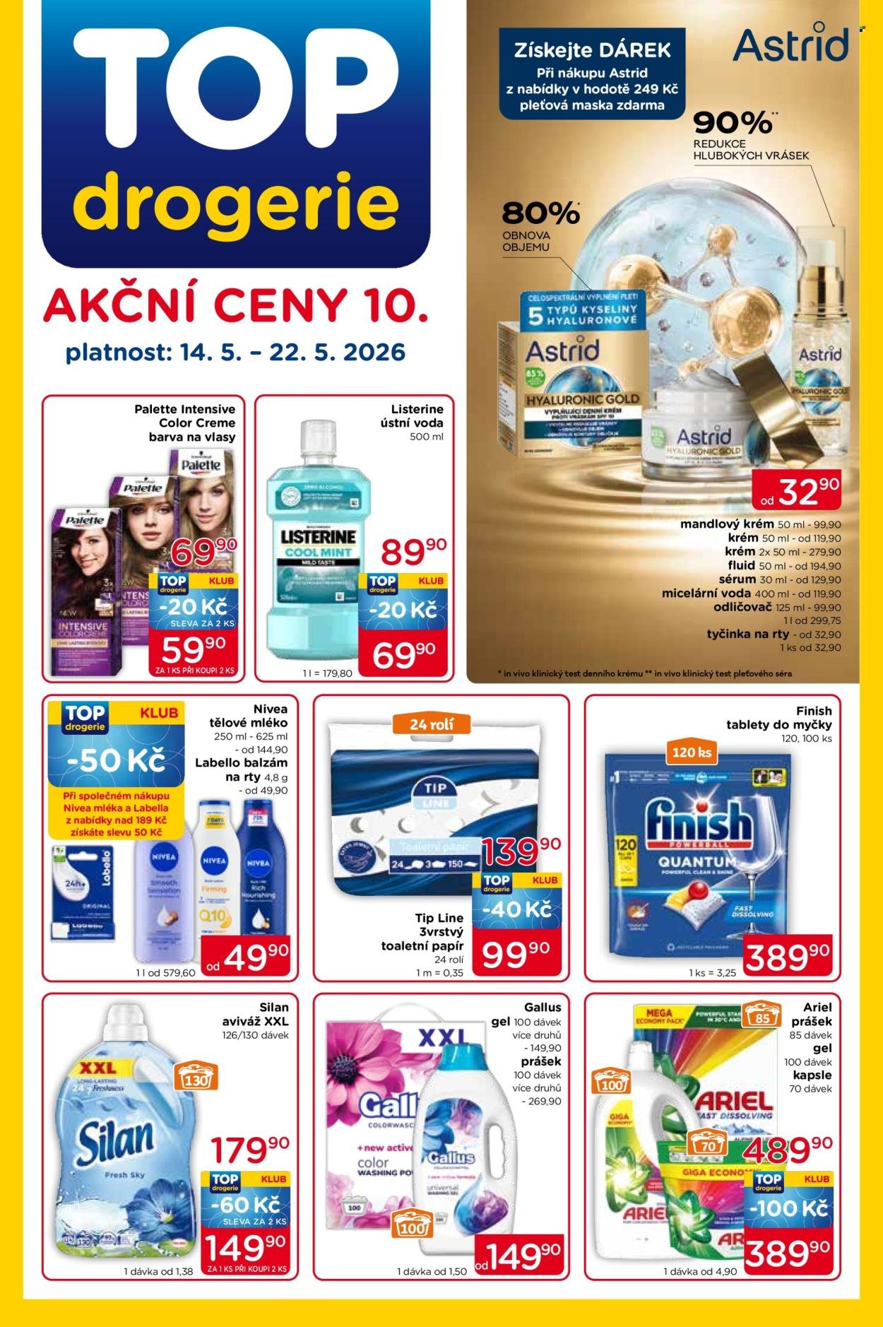 TOP DROGERIE leták - Od čtvrtka 14.5.2026 (2026-05-14 - 2026-05-22)