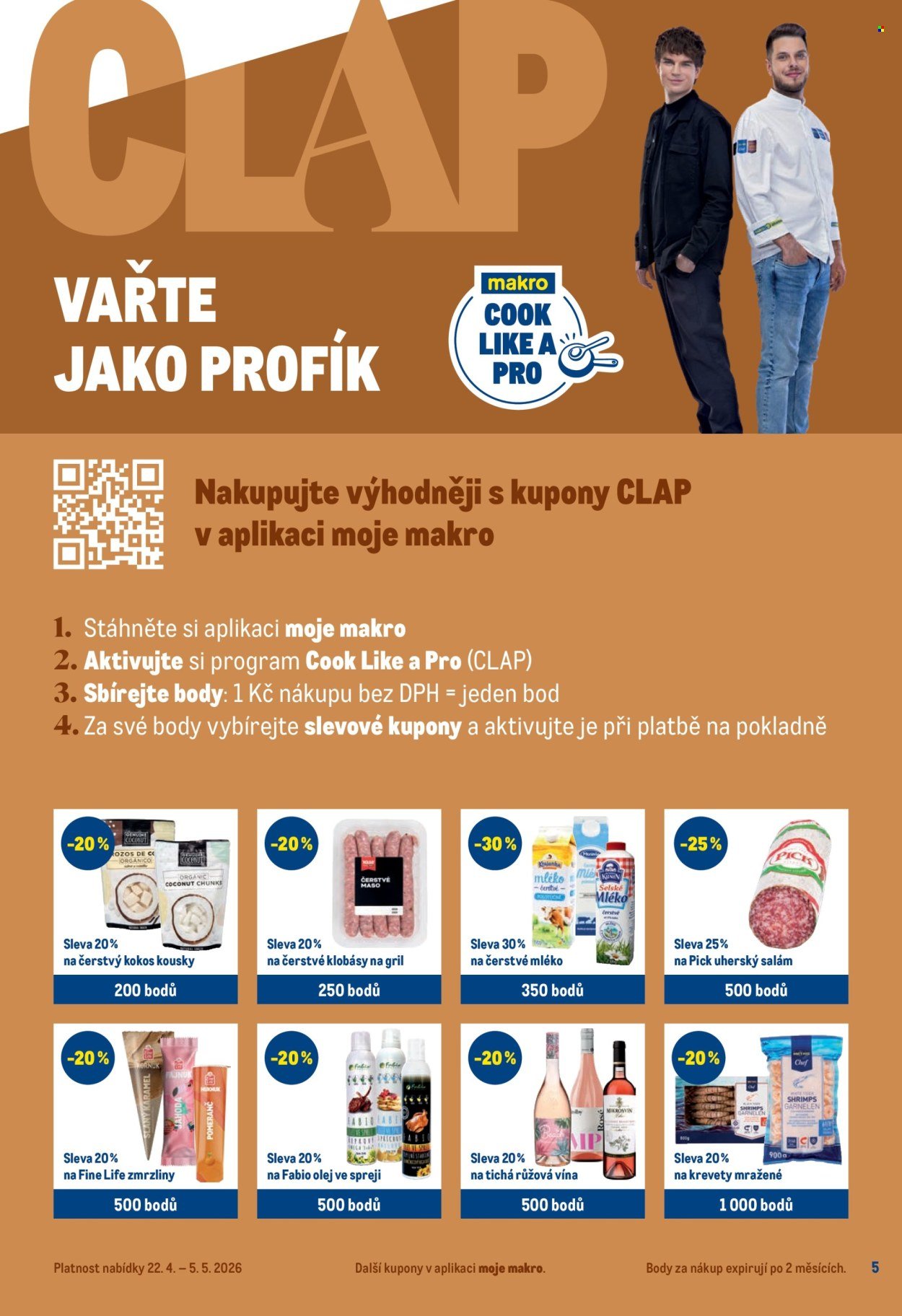 MAKRO leták - Pro milovníky jídla (2026-04-22 - 2026-05-05)