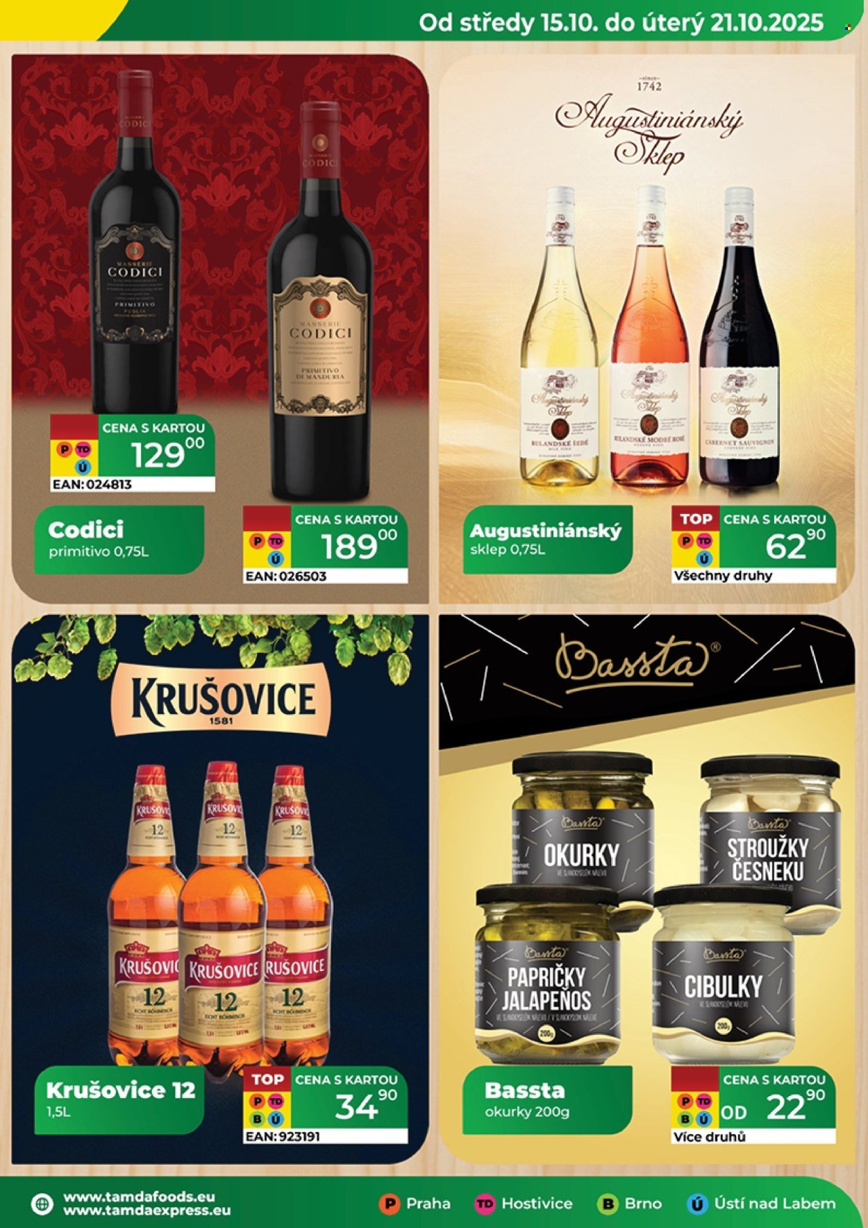 TAMDA FOODS leták - Od středy 15.10.2025 (2025-10-15 - 2025-10-21)