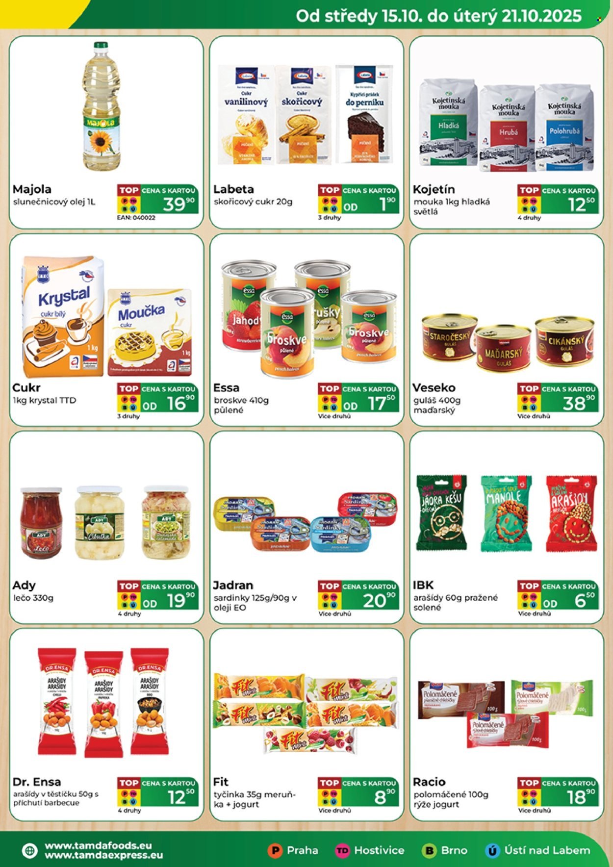 TAMDA FOODS leták - Od středy 15.10.2025 (2025-10-15 - 2025-10-21)