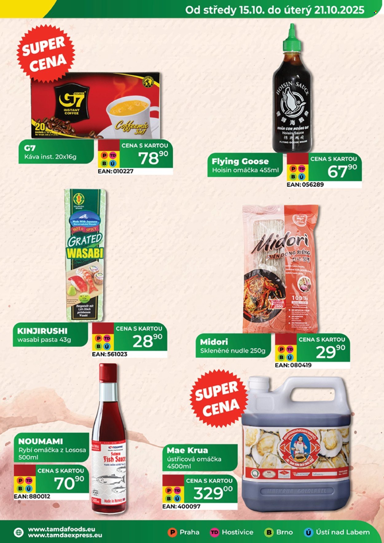 TAMDA FOODS leták - Od středy 15.10.2025 (2025-10-15 - 2025-10-21)