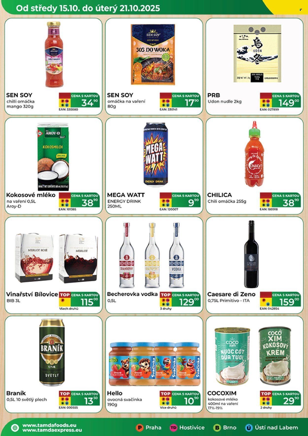 TAMDA FOODS leták - Od středy 15.10.2025 (2025-10-15 - 2025-10-21)