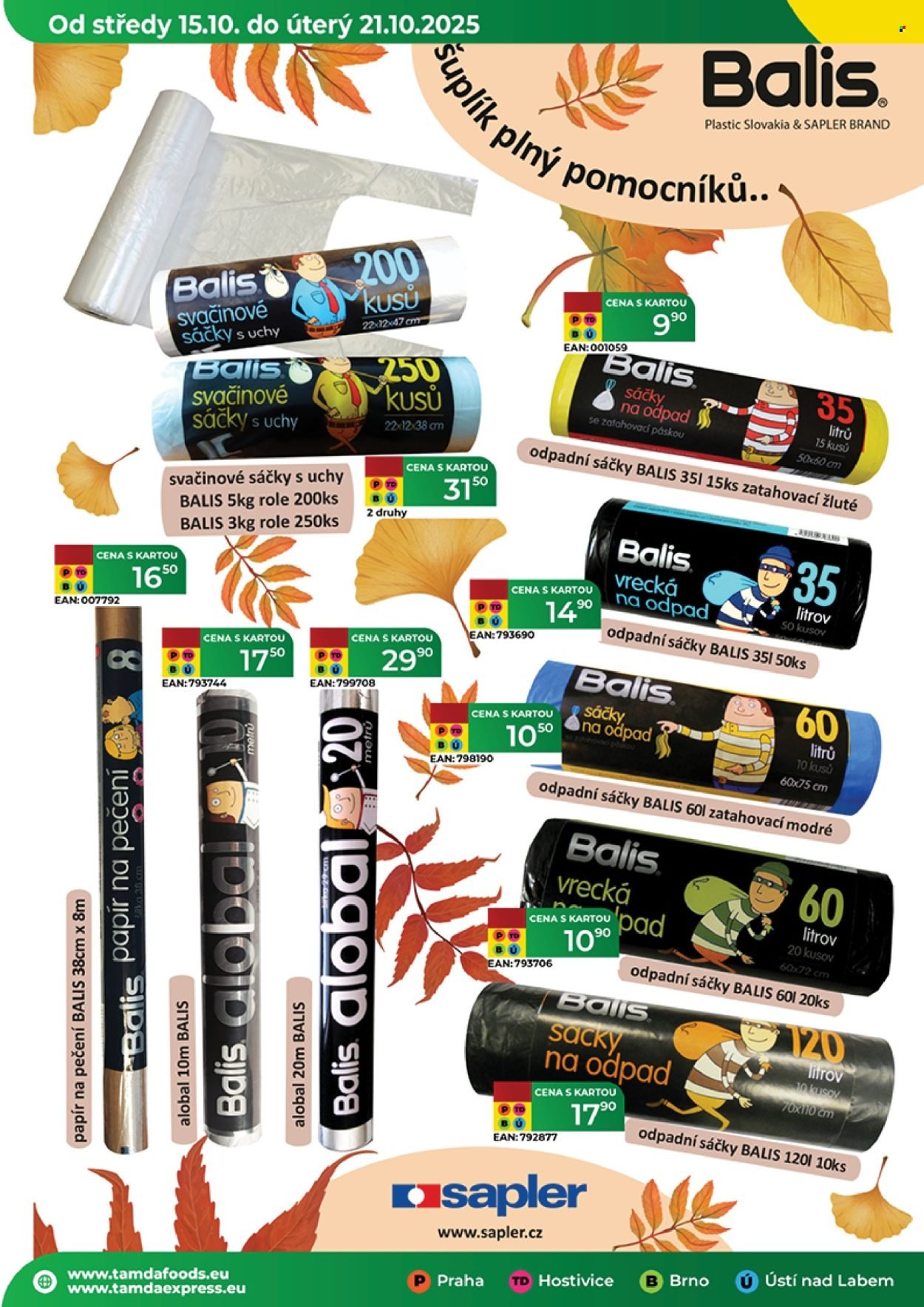 TAMDA FOODS leták - Od středy 15.10.2025 (2025-10-15 - 2025-10-21)