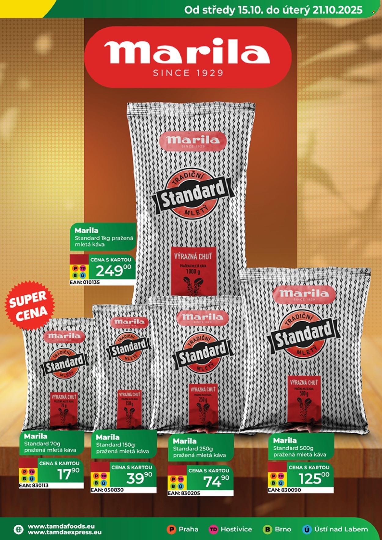 TAMDA FOODS leták - Od středy 15.10.2025 (2025-10-15 - 2025-10-21)