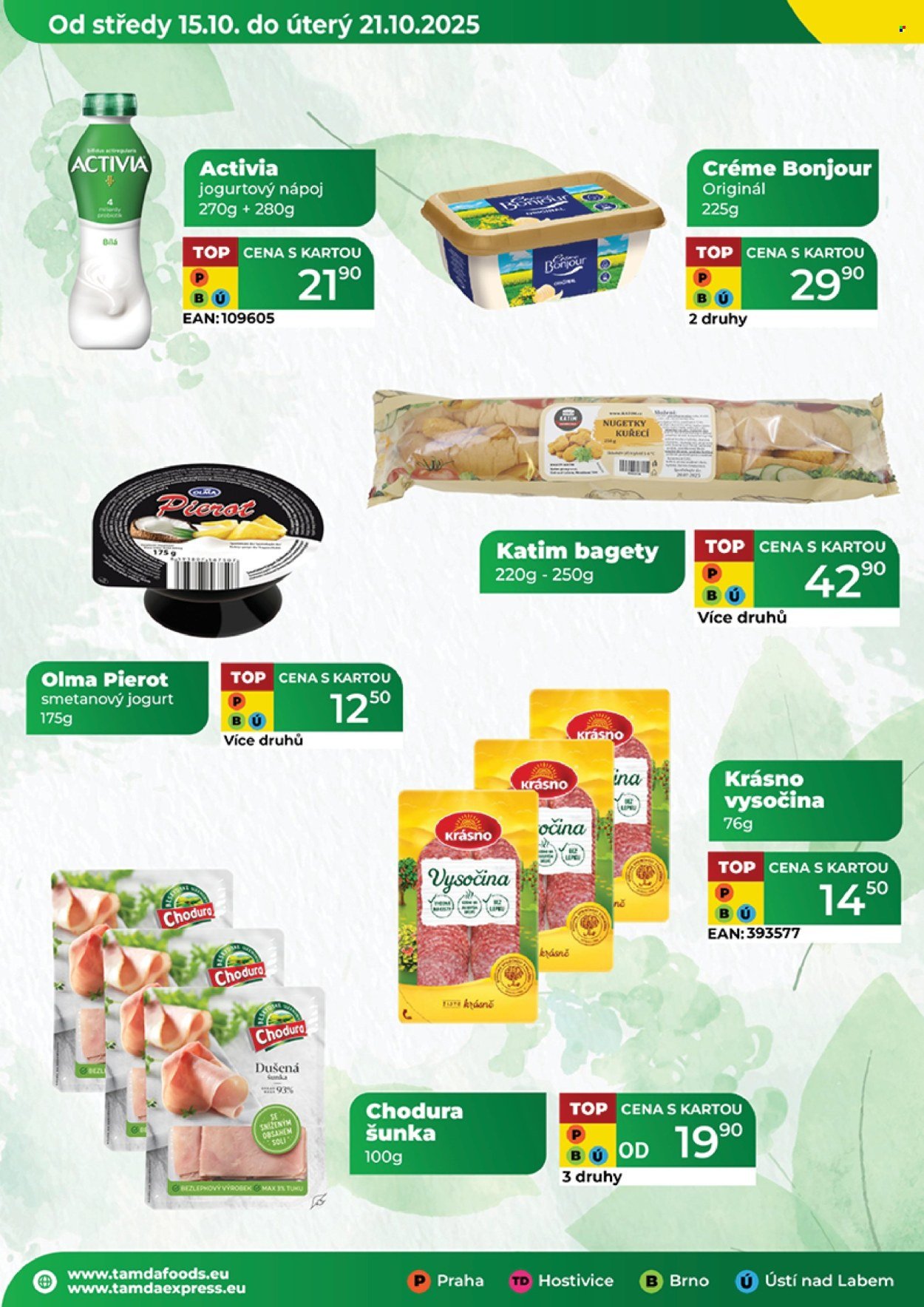 TAMDA FOODS leták - Od středy 15.10.2025 (2025-10-15 - 2025-10-21)
