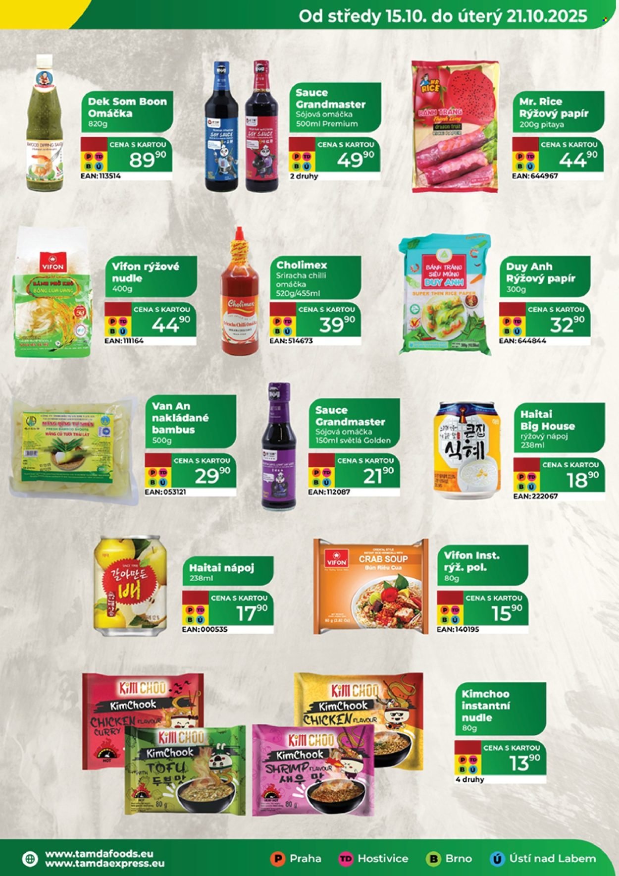 TAMDA FOODS leták - Od středy 15.10.2025 (2025-10-15 - 2025-10-21)