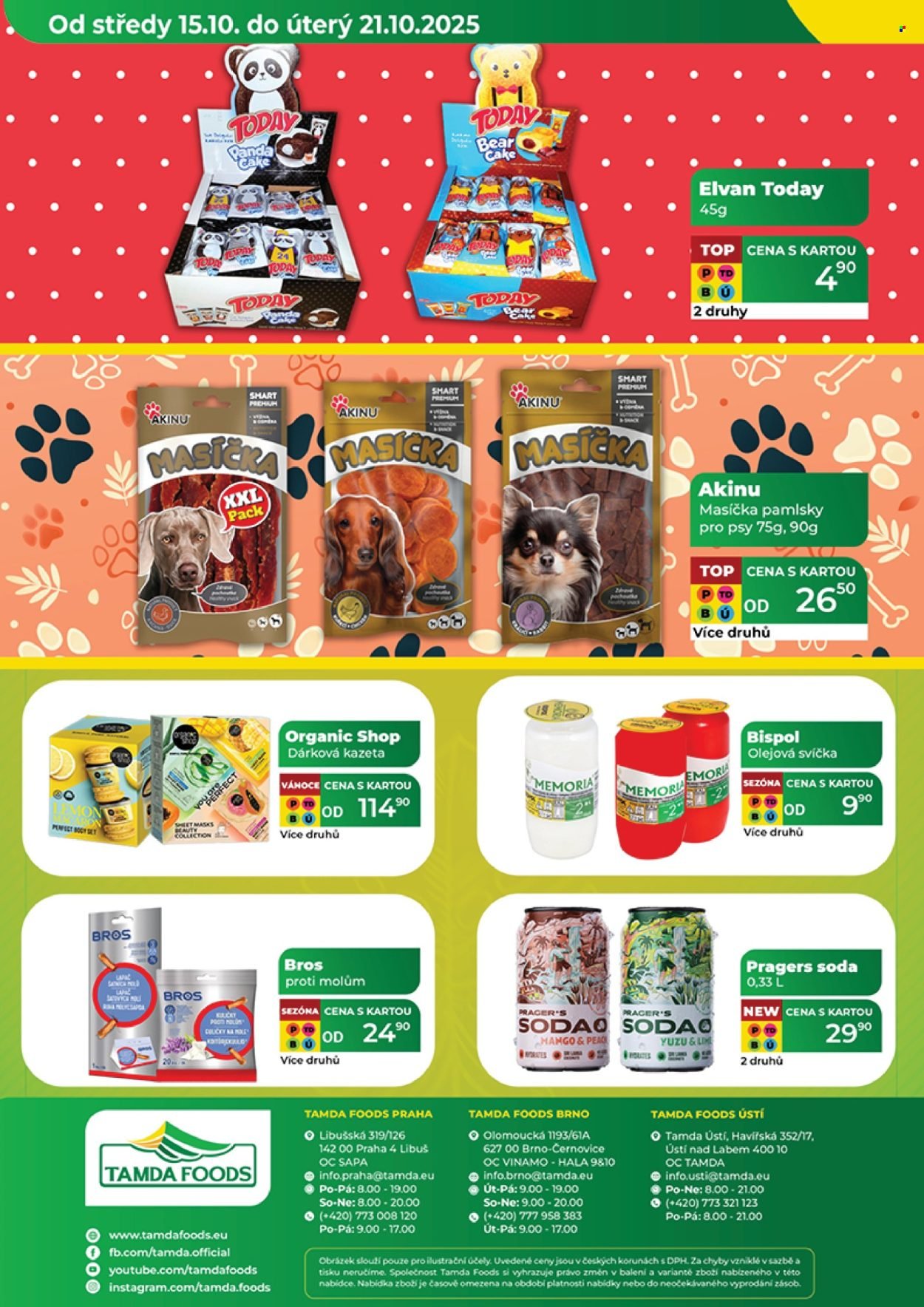 TAMDA FOODS leták - Od středy 15.10.2025 (2025-10-15 - 2025-10-21)