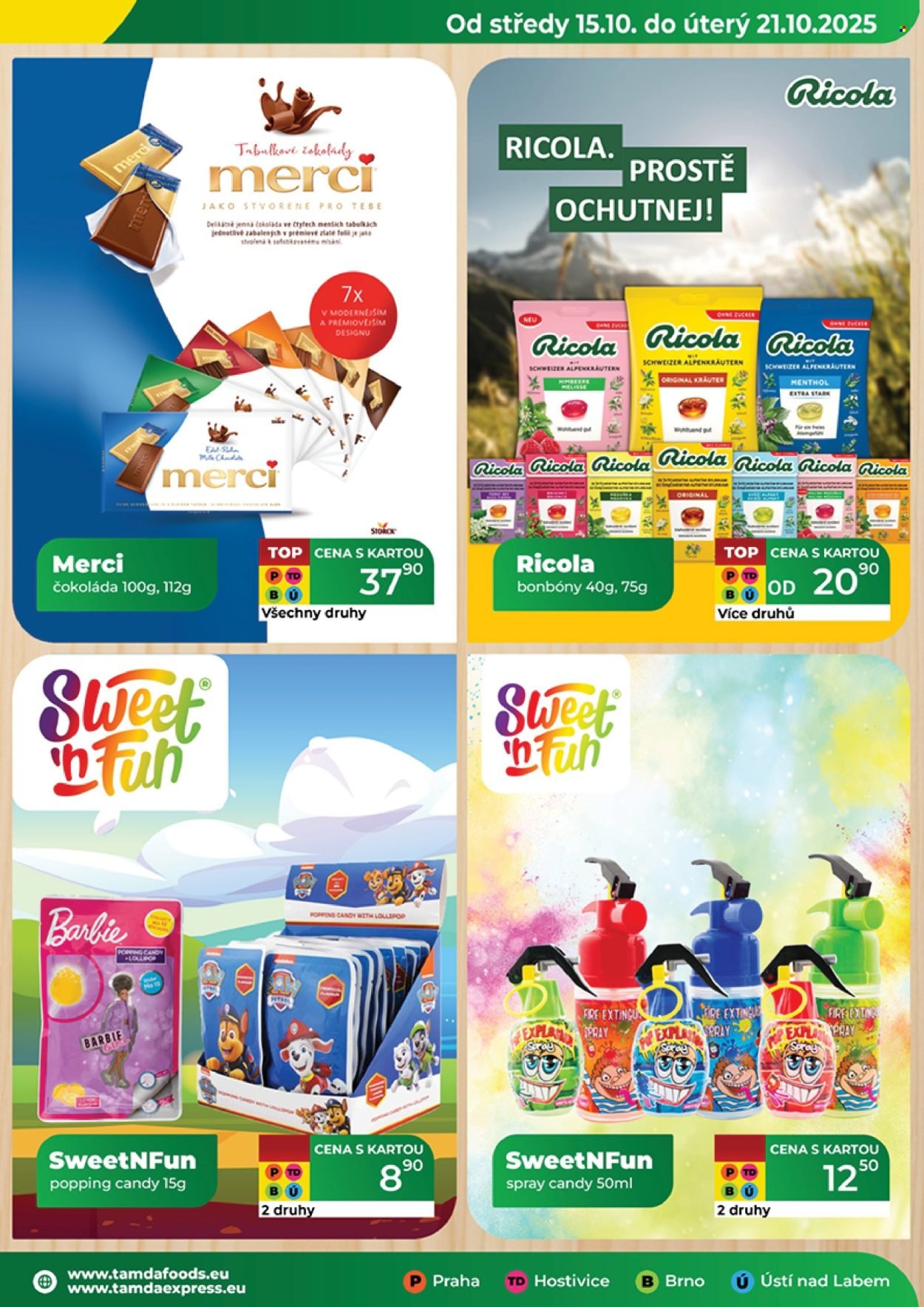 TAMDA FOODS leták - Od středy 15.10.2025 (2025-10-15 - 2025-10-21)