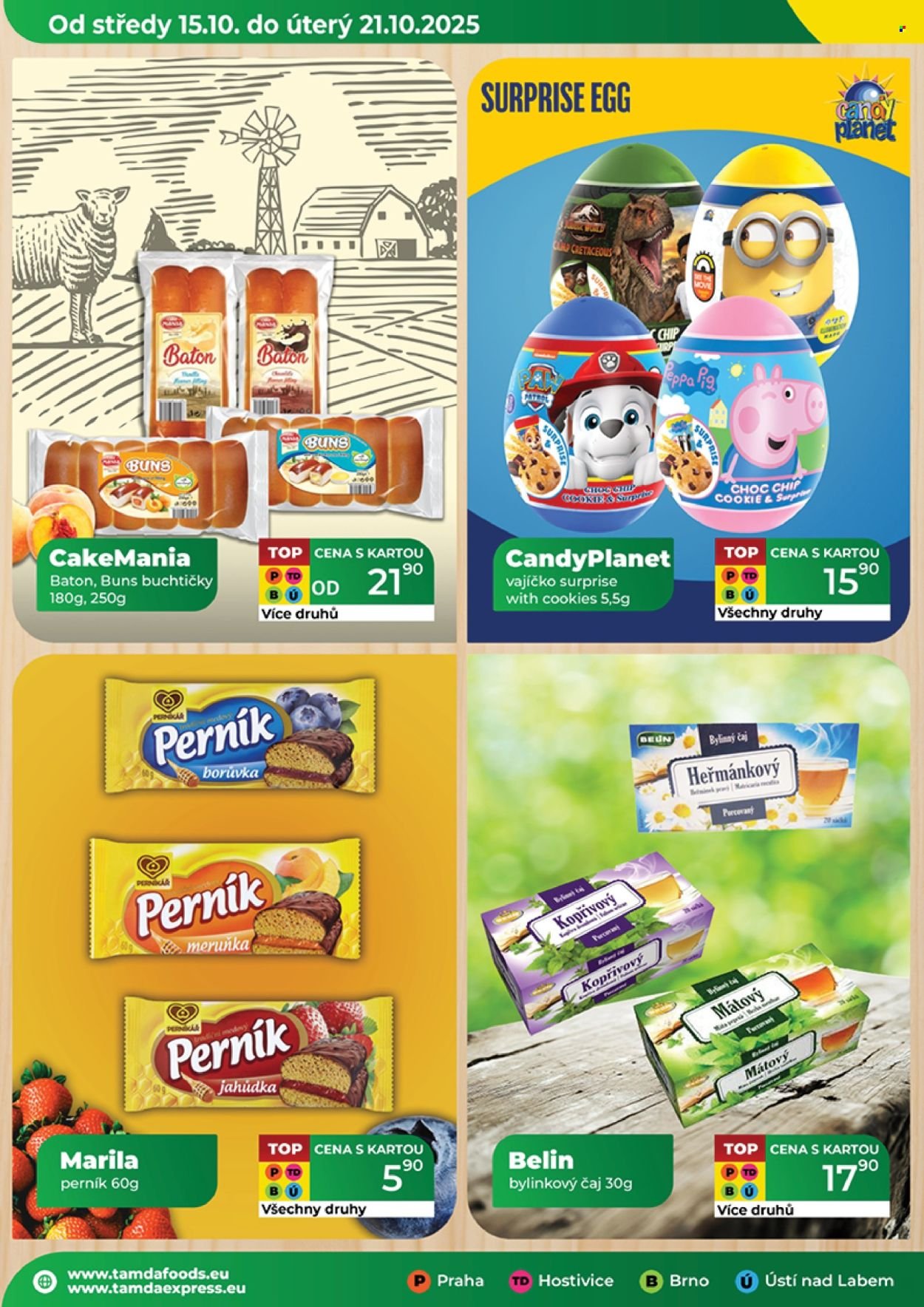 TAMDA FOODS leták - Od středy 15.10.2025 (2025-10-15 - 2025-10-21)