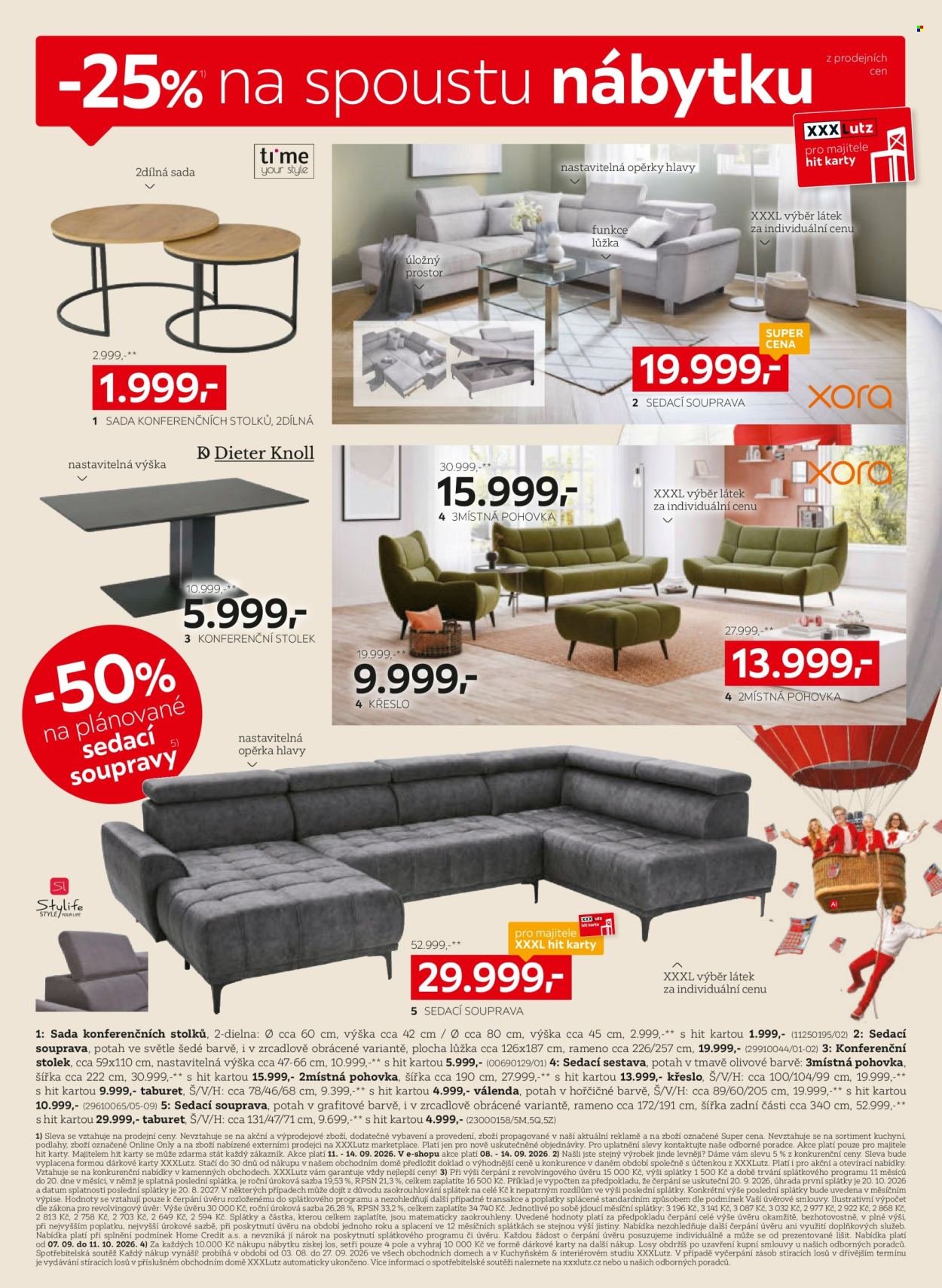 XXXLUTZ leták - Sleva 25 % téměř na všechno