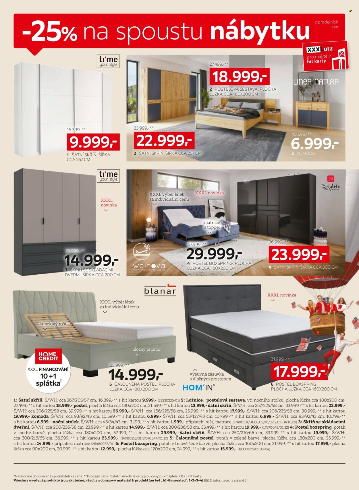 XXXLUTZ leták - Sleva 25 % téměř na všechno