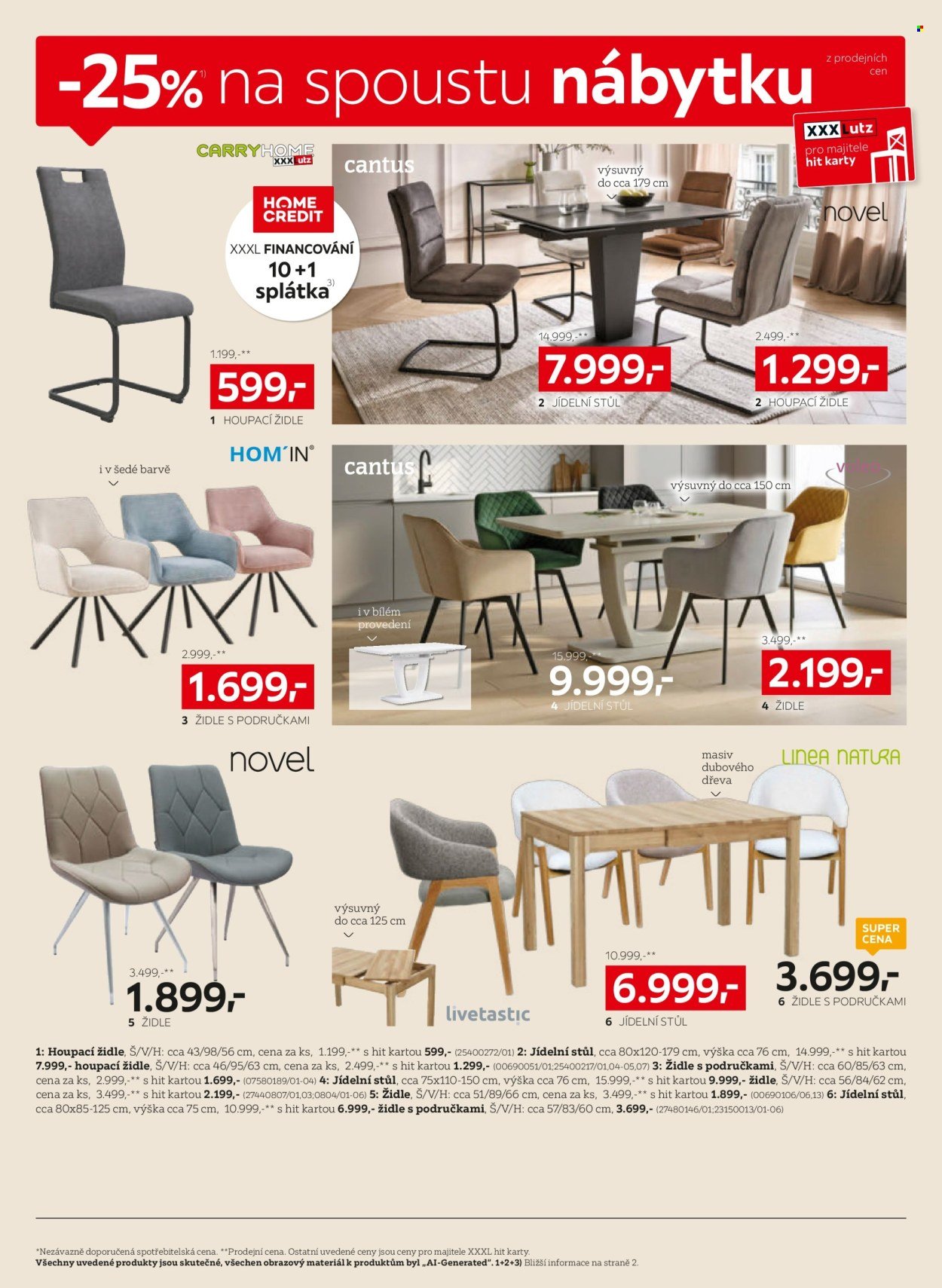 XXXLUTZ leták - Sleva 25 % téměř na všechno