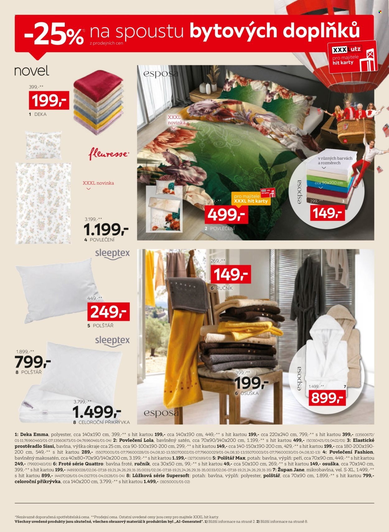 XXXLUTZ leták - Sleva 25 % téměř na všechno