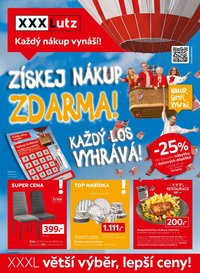 XXXLUTZ leták - Sleva 25 % téměř na všechno