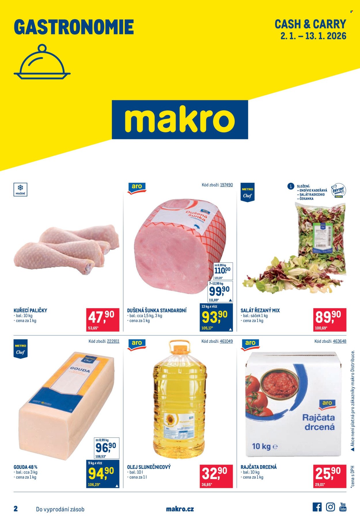 MAKRO leták - Gastronomie (2026-01-02 - 2026-01-13)