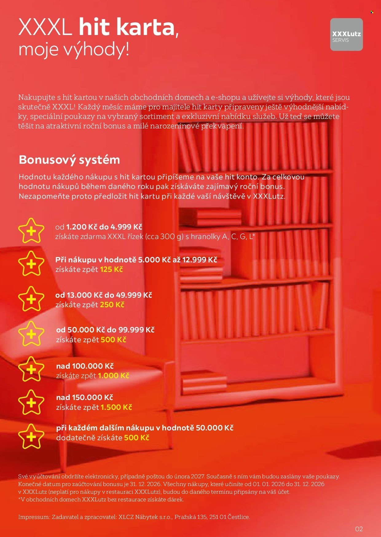 XXXLUTZ leták - Být věrným zákazníkem se vyplatí (2026-02-01 - 2026-07-31)