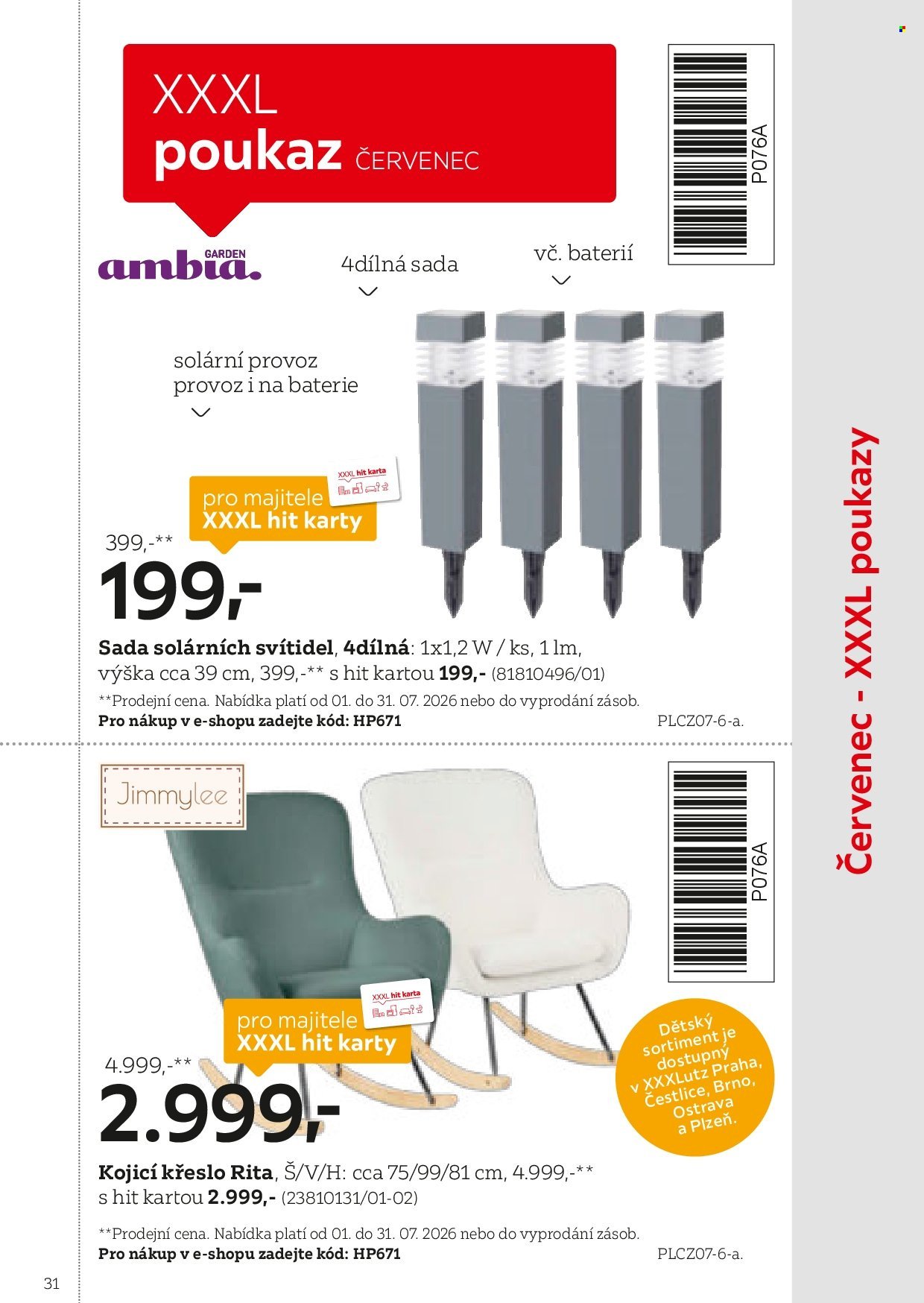 XXXLUTZ leták - Být věrným zákazníkem se vyplatí (2026-02-01 - 2026-07-31)