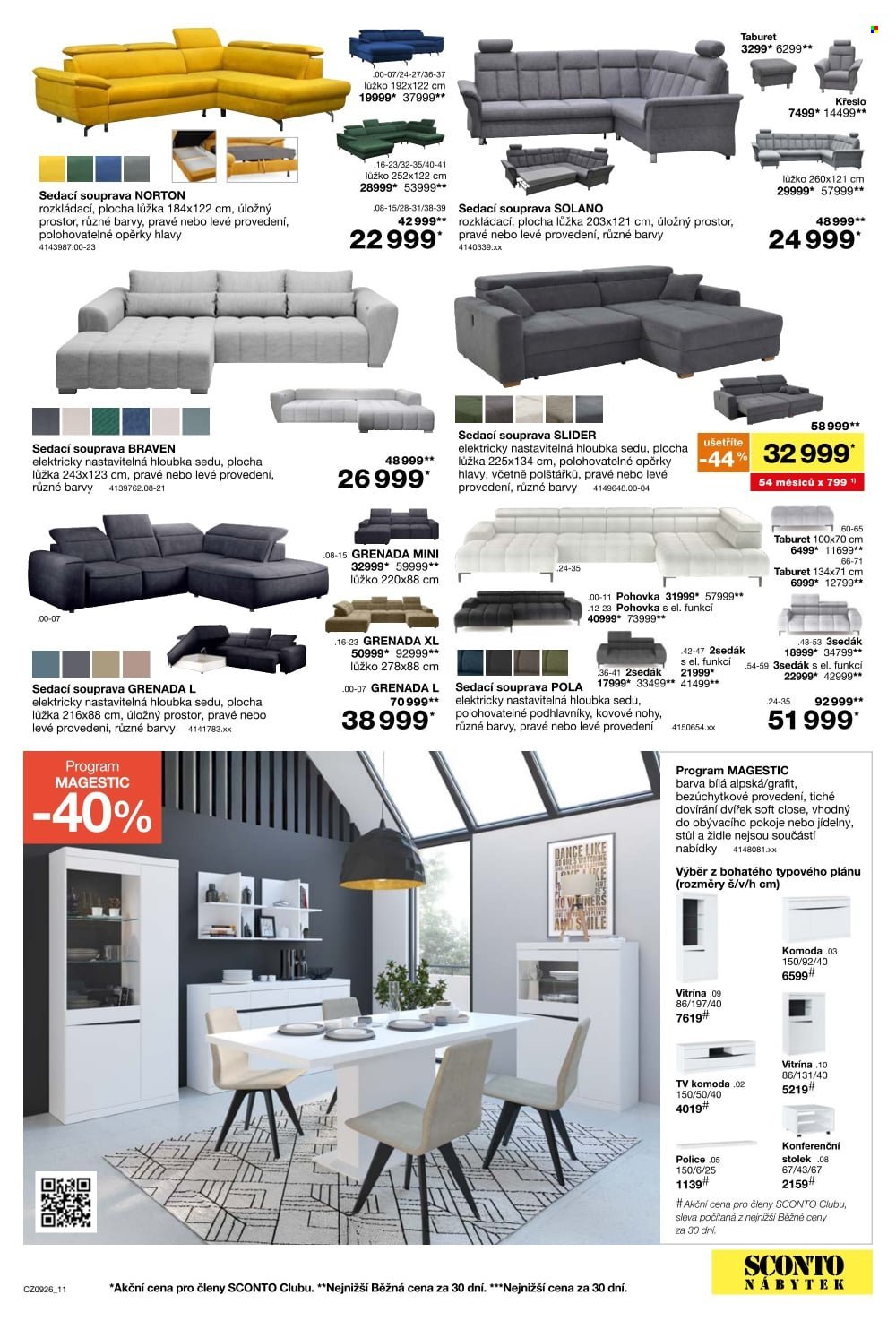 SCONTO NÁBYTEK leták - -40% na dětské pokoje