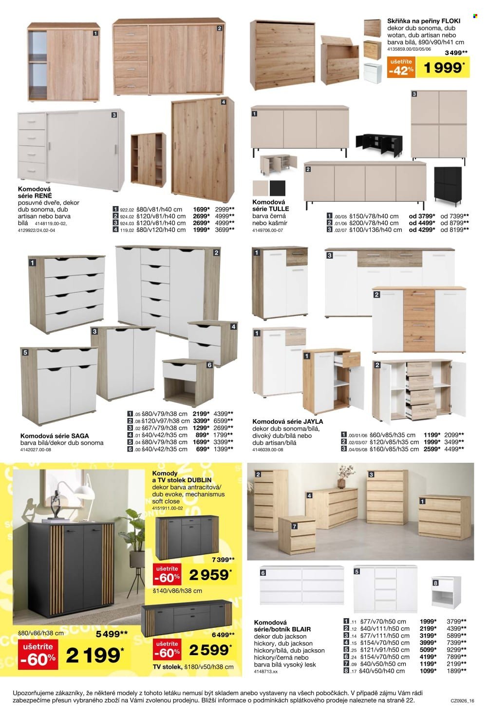 SCONTO NÁBYTEK leták - -40% na dětské pokoje