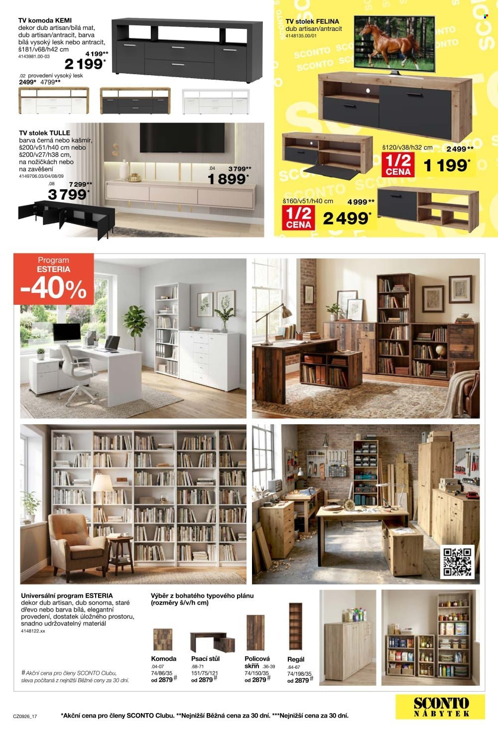 SCONTO NÁBYTEK leták - -40% na dětské pokoje