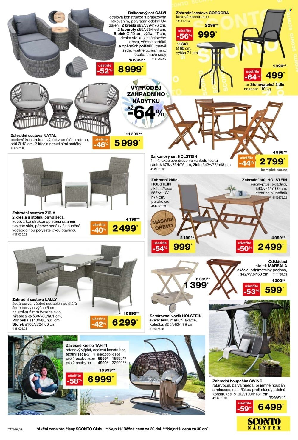 SCONTO NÁBYTEK leták - -40% na dětské pokoje