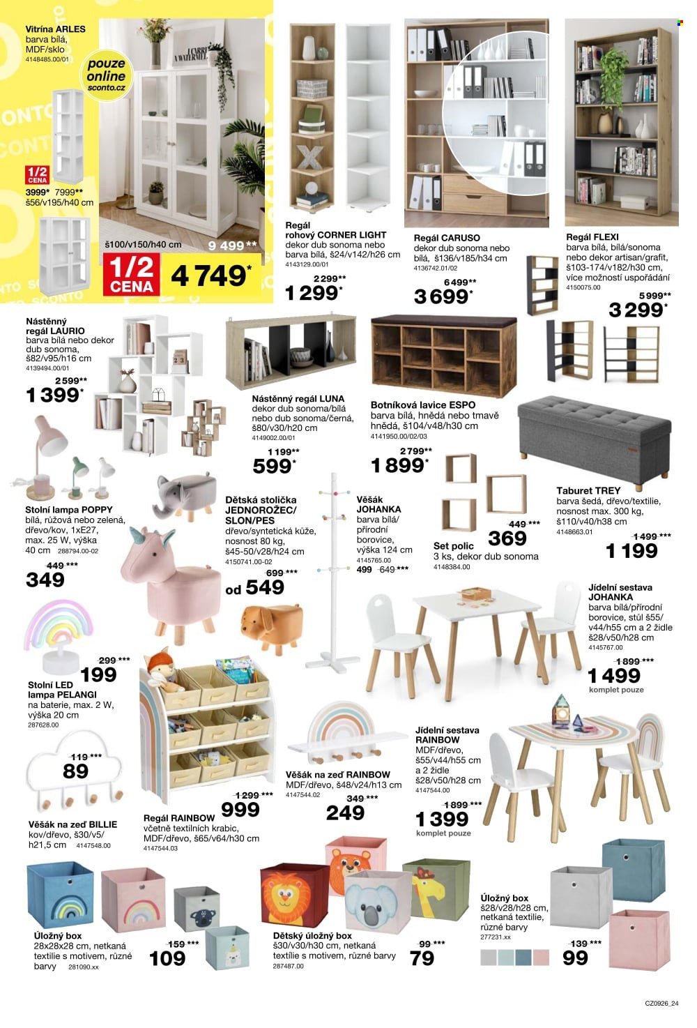 SCONTO NÁBYTEK leták - -40% na dětské pokoje