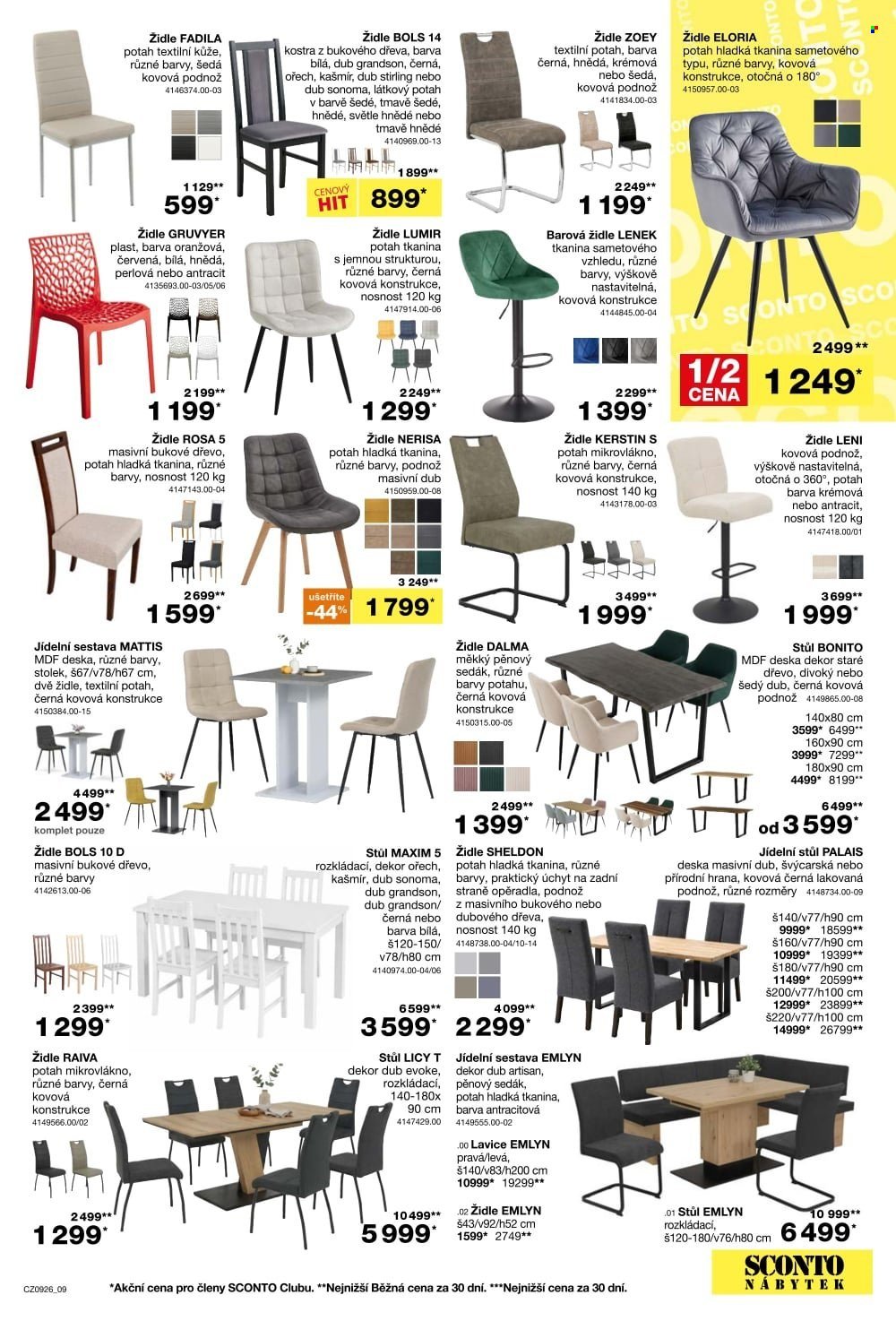 SCONTO NÁBYTEK leták - -40% na dětské pokoje