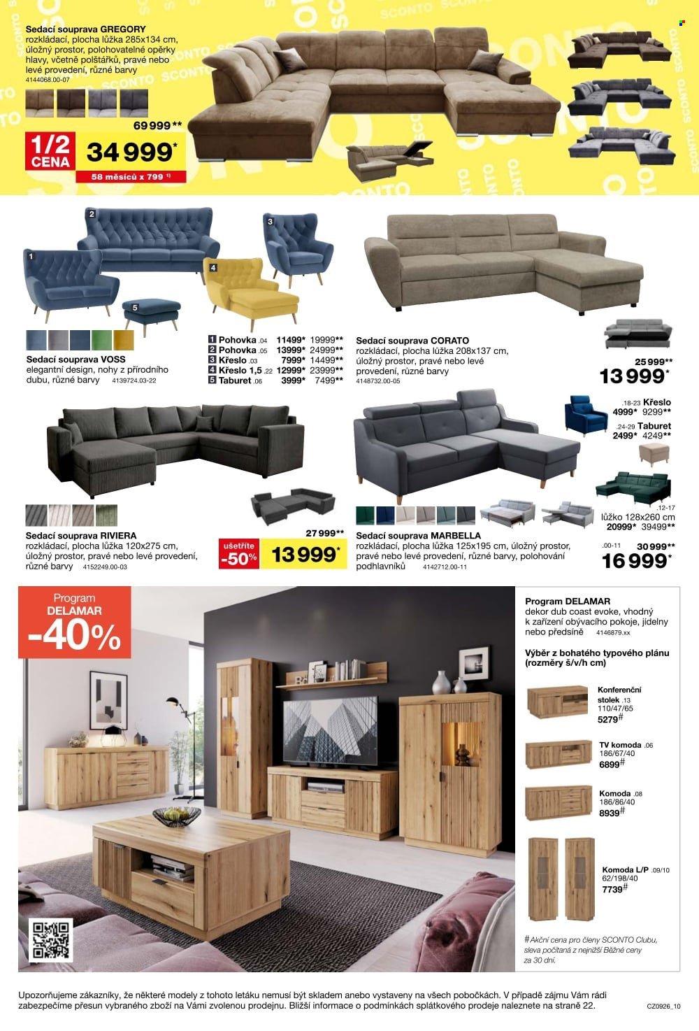 SCONTO NÁBYTEK leták - -40% na dětské pokoje
