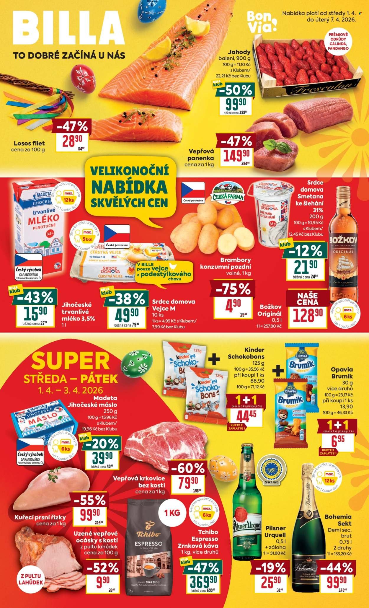 BILLA leták - Malý leták (2026-04-01 - 2026-04-07)